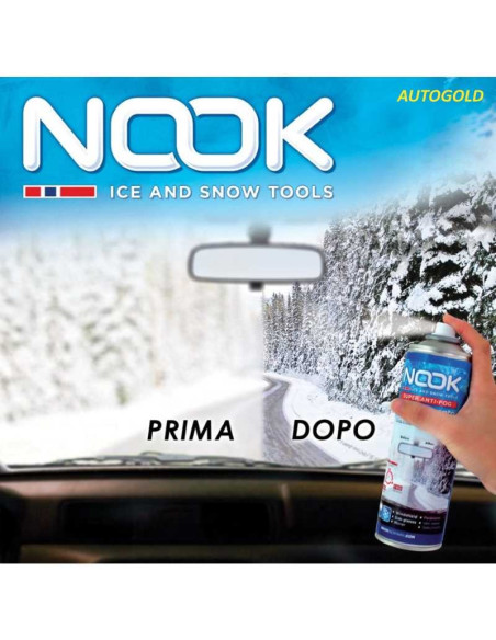 NOOK Super Anti-Fog - spray antiappannante vetri