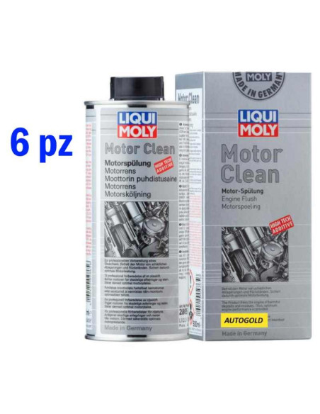 LIQUI MOLY 1019 Motor Clean (6 pz) - Additivo olio Pulitore Motore