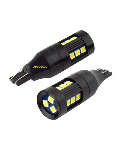 NOMURA LED T16 W16W - 2 lampadine Canbus Obsidian 6500K