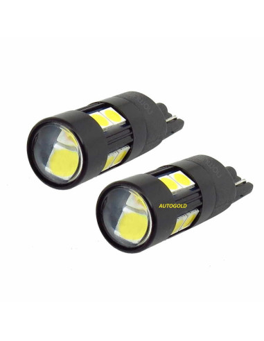 NOMURA LED T10 W5W - 2 lampadine Canbus Obsidian 6500K