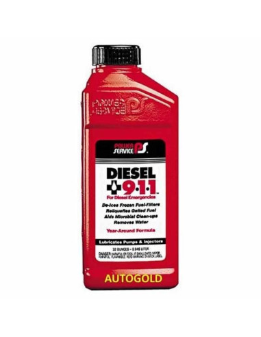 POWER SERVICE Diesel 911 (12 x 946ml) - Additivo scongelante gasolio emergenza inverno