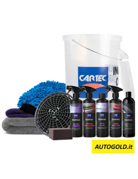 CARTEC Essentials Kit lavaggio esterni (11 prodotti)