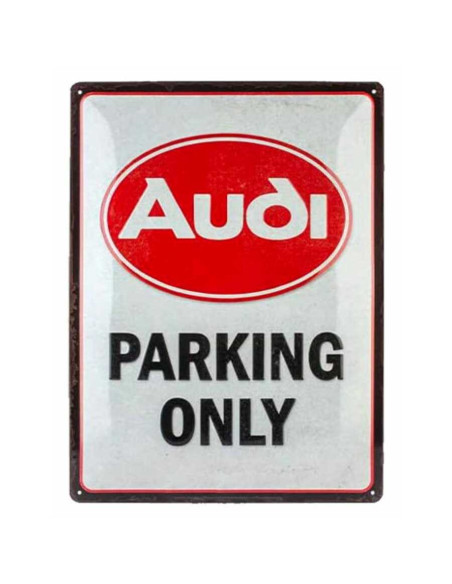 AUDI - cartello in latta 30 x 40cm