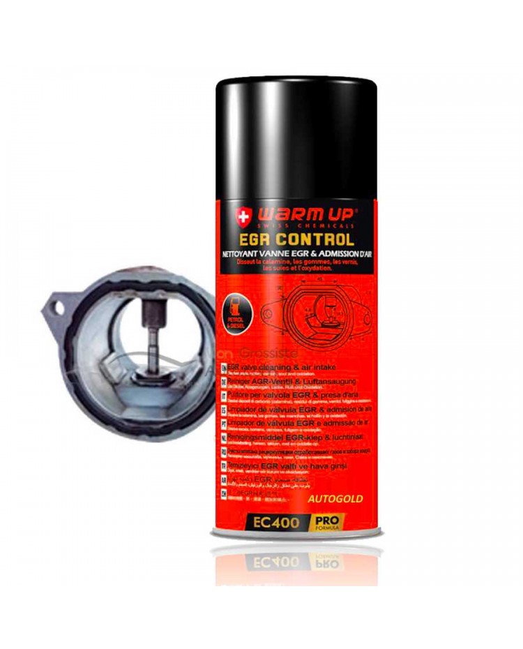 WARM UP EGR Control - spray pulitore valvola EGR collettore aspirazione  diesel benzina EC400