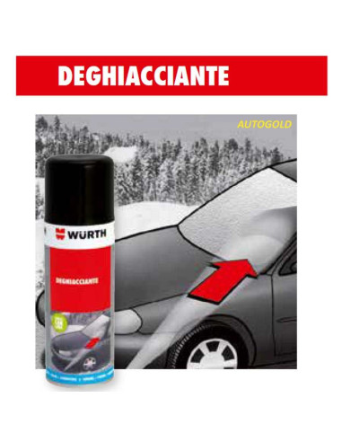 WURTH Spray deghiacciante vetri elimina ghiaccio