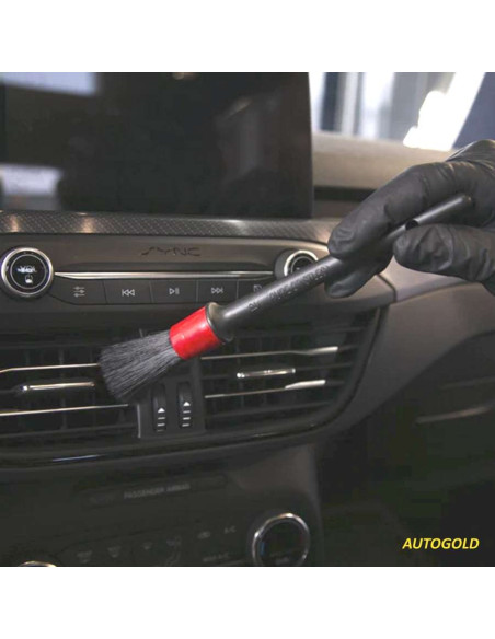 CARTEC Kit 3 pennelli detailing - set professionale interni esterni