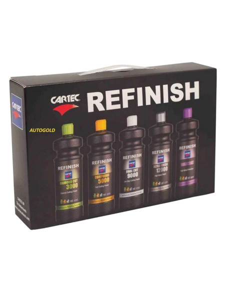 CARTEC Refinish kit lucidatura esterni (5 prodotti)