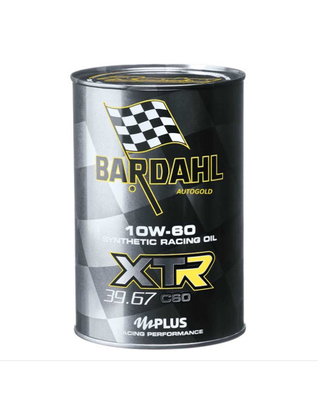BARDAHL 10W-60 XTR C60 Racing 39.67 olio motore 100% sintetico da competizione 10W60