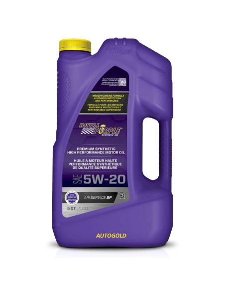 ROYAL PURPLE 5W-20 API SP (4,74 Lt) - olio motore 5W20