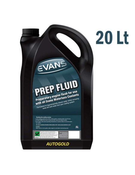 EVANS Prep Fluid (4 x 5 Lt) liquido lavaggio circuito radiatore