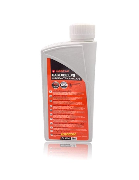 WARM UP LPG Gaslube - additivo benzina GPL Metano lubrificante valvole GAS GL1000