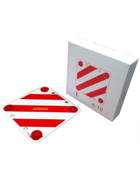 CARTELLO carichi sporgenti 50x50cm - non omologato - auto furgoni camper