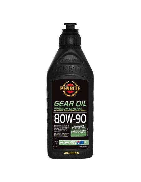 PENRITE 80W-90 Gear Oil Mineral 80W90 - olio GL5 GL6 minerale cambio manuale differenziale