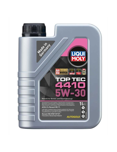 LIQUI MOLY 5W-30 Top Tec 4410 olio motore ACEA C3 Renault Nissan Mercedes 5W30