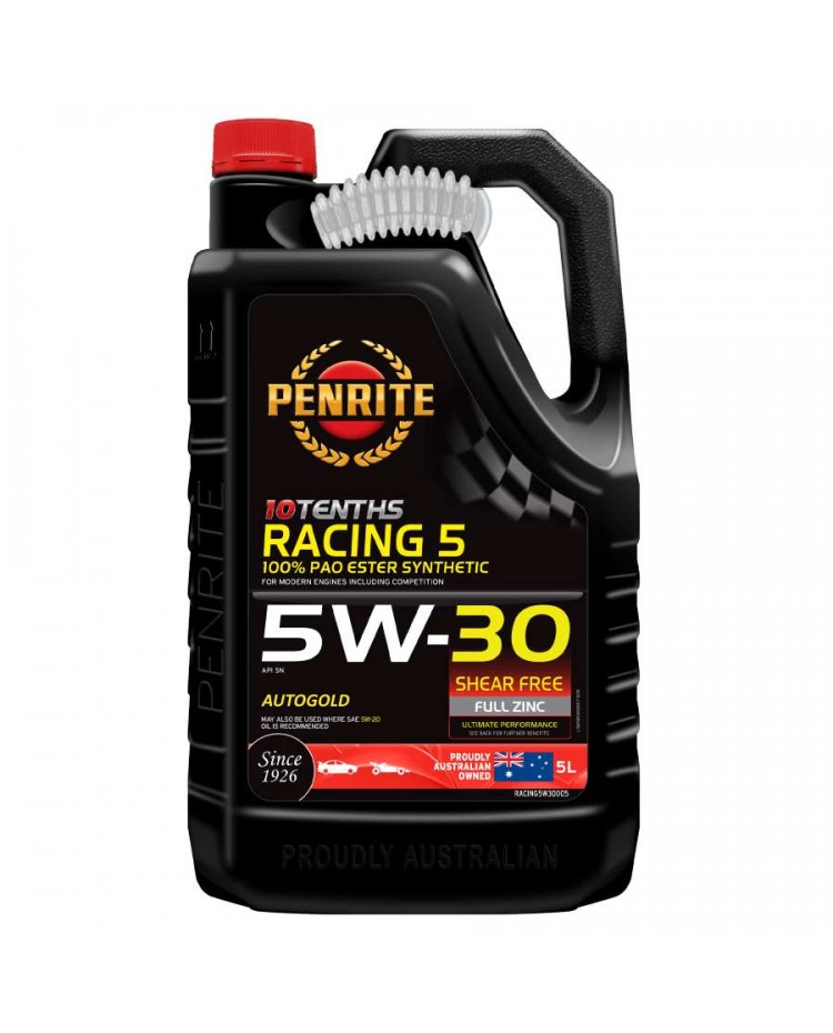 PENRITE 5W-30 olio motore 10 Tenths Racing 5W30 (5 LT)