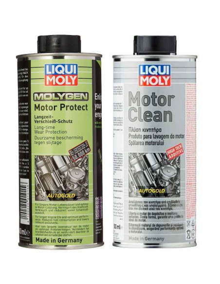 KIT LIQUI MOLY: Motor Clean (1019) + Molygen Motor Protect (1015)