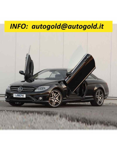 FIAT 500 ABARTH - LSD Doors - kit cerniere ali di gabbiano