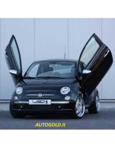 FIAT 500 ABARTH - LSD Doors - kit cerniere ali di gabbiano
