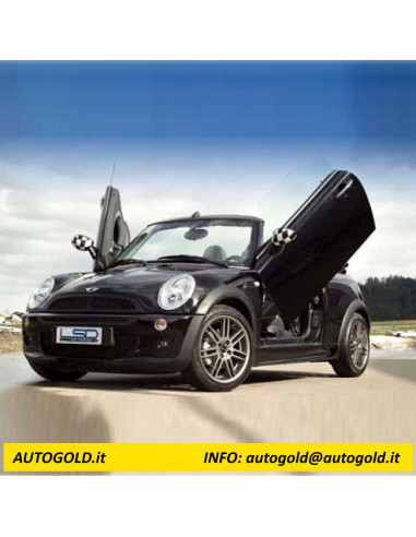 FIAT 500 ABARTH - LSD Doors - kit cerniere ali di gabbiano