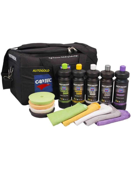 CARTEC Kit Lucidatura Refinish Polishing Bag - rotorbitale