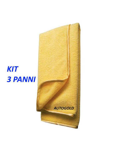 MEGUIARS Supreme Shine (3 pz) Microfiber Towel - panni in microfibra professionali per lucidatura X2020EU