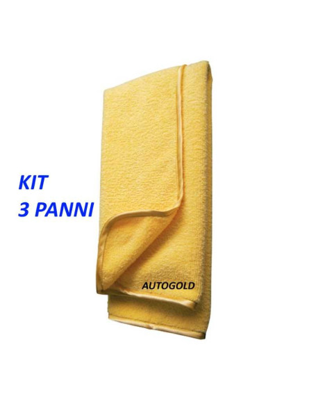 MEGUIARS Supreme Shine (3 pz) Microfiber Towel - panni in microfibra professionali per lucidatura X2020EU