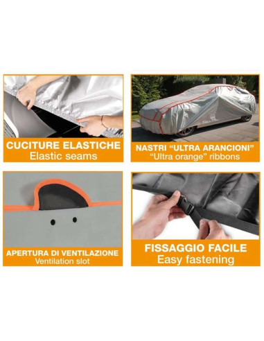 STORM PROTECTOR (M SUV) - Copriauto telo antigrandine antipioggia antineve copertura telo