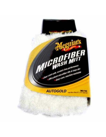MEGUIARS Microfiber Wash Mitt - guanto professionale lavaggio in microfibra X3002EU