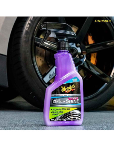 MEGUIARS Hybrid Ceramic Tire Shine - nerogomme professionale G230416EU