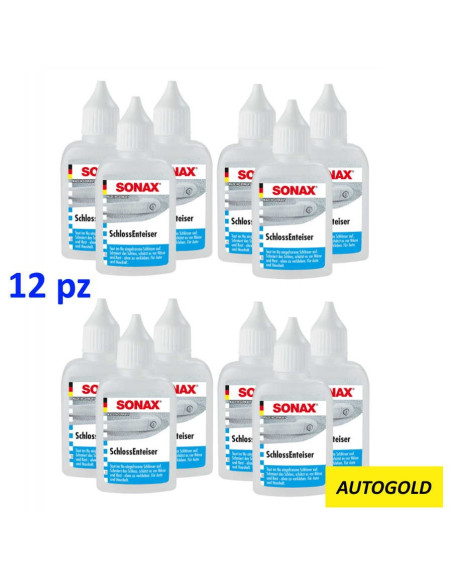 SONAX antigelo (12 pz) deghiacciante serrature (50ml) 331541