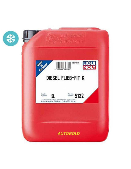 LIQUI MOLY 5132 Diesel Fließ-fit K (5 lt) Additivo Invernale Gasolio antigelo