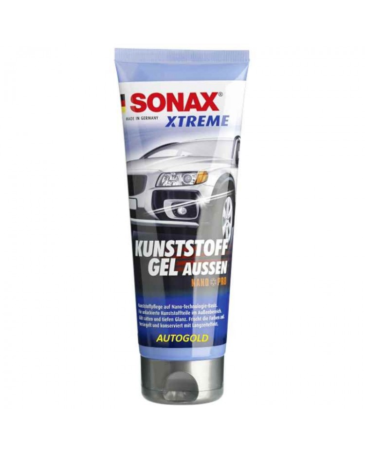 SONAX XTREME Gel NanoPro - Rinnovante restauro plastiche esterne non  verniciate fascioni paraurti 210141