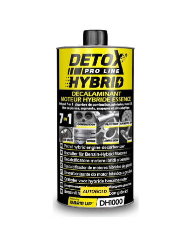 WARM UP Detox Pro Line Hybrid (1 Lt) - additivo benzina decarbonizzante pulitore motori ibridi DH1000