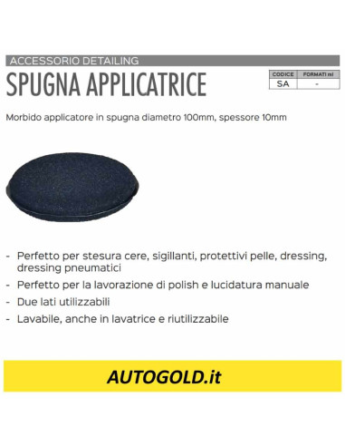 SINTOFLON Spugna Applicatore cera e polish - applicatrice esterni interni