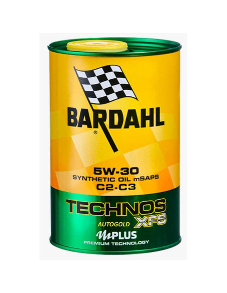 BARDAHL Technos XFS 5W-30 C2 C3 olio motore sintetico 5W30