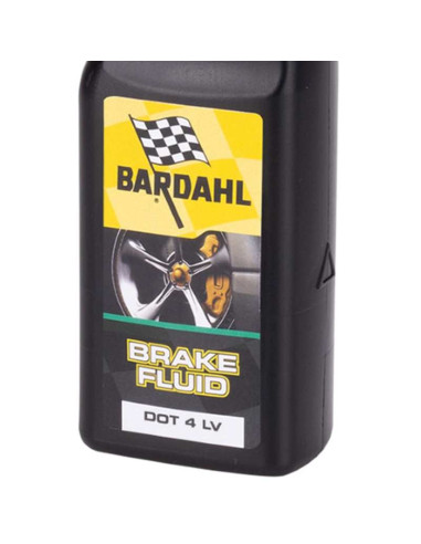 BARDAHL Brake Fluid DOT4 LV (1 Lt) - olio freni alte prestazioni 100% sintetico - fluido frenante auto moto