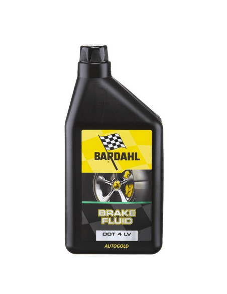 BARDAHL Brake Fluid DOT4 LV (1 Lt) - olio freni alte prestazioni 100% sintetico - fluido frenante auto moto