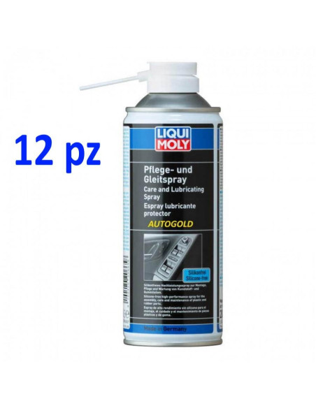 LIQUI MOLY 20665 (12 pz) - spray lubrificante cinture cruscotti plastiche gomme - elimina rumori