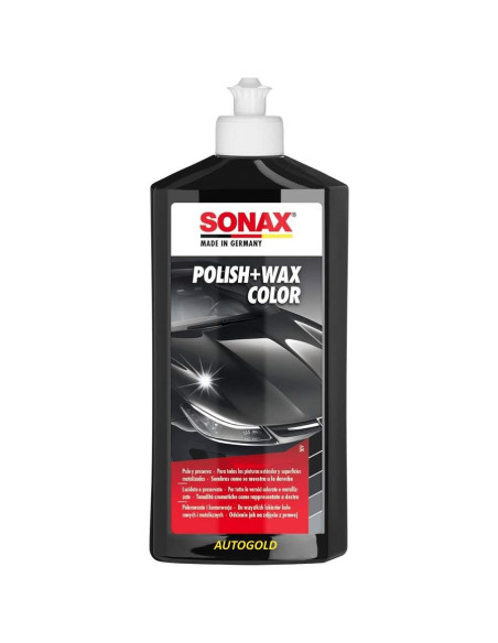 SONAX 296100 Polish Wax Color NERO - polish con cera per vernici NERE