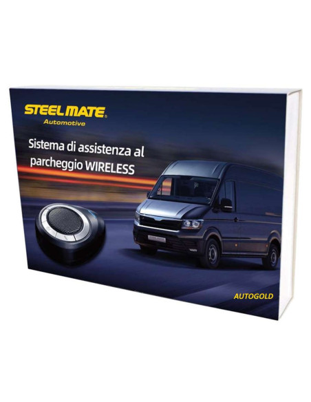 KIT 4 Sensori Parcheggio Wireless senza fili - auto camper furgoni