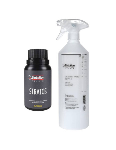 SINTOFLON Stratos - pulitore probiotico concentrato interni auto camper - elimina odori