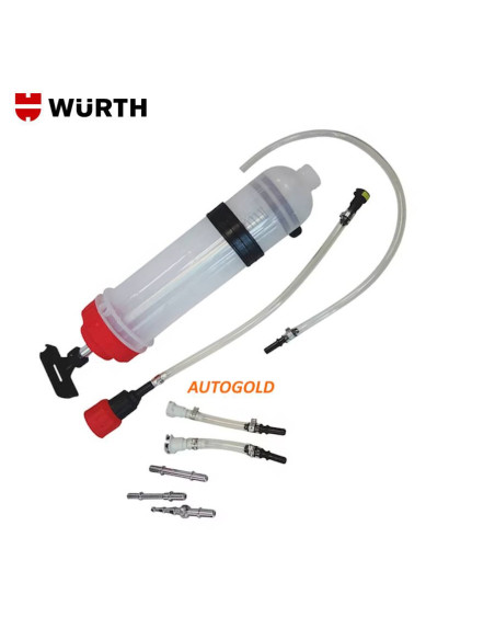 WURTH Pompa siringa manuale aspirazione professionale travaso olio liquidi carburante
