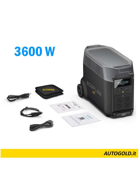 ECOFLOW Delta PRO - Power Station portatile 3600W camper roulotte campeggio