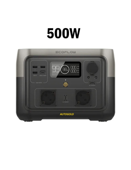 ECOFLOW River 2 MAX - Power station portatile 500W camper roulotte campeggio