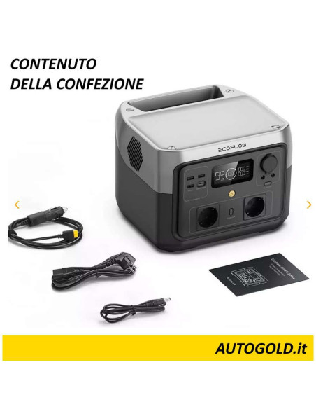 ECOFLOW River 2 MAX - Power station portatile 500W camper roulotte campeggio