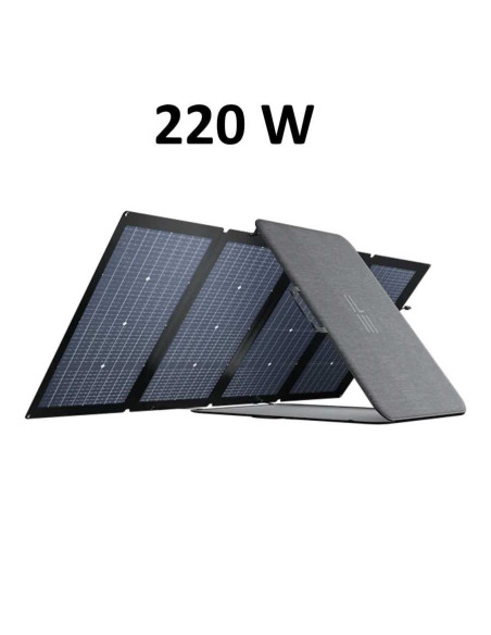ECOFLOW - Pannello solare portatile bifacciale 220W - camper roulotte campeggio
