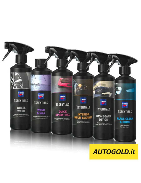 CARTEC Essentials Kit Basic (7 prodotti) - interni ed esterni