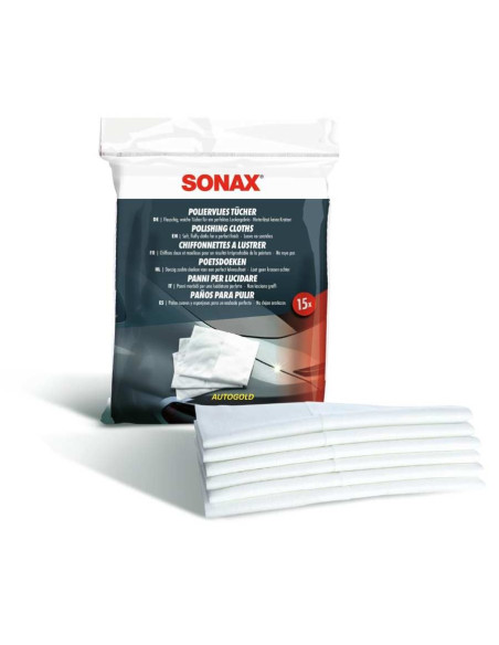 SONAX panni morbidi per lucidare multiuso (15 pz) 422200
