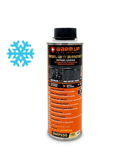 WARM UP Diesel Winter Protect 250ml - additivo invernale antigelo gasolio anticongelante DWP250