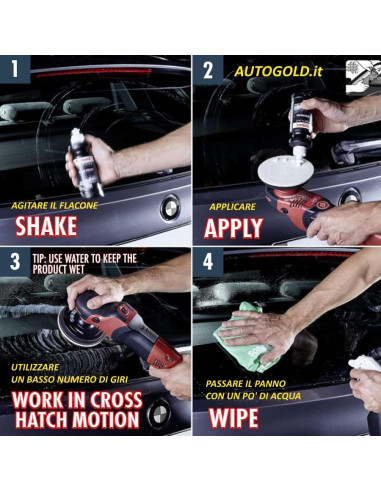 SONAX ProfiLine Glass Polish professionale per vetri - rimuovi graffi parabrezza (auto, camion, barche, camper) 273141